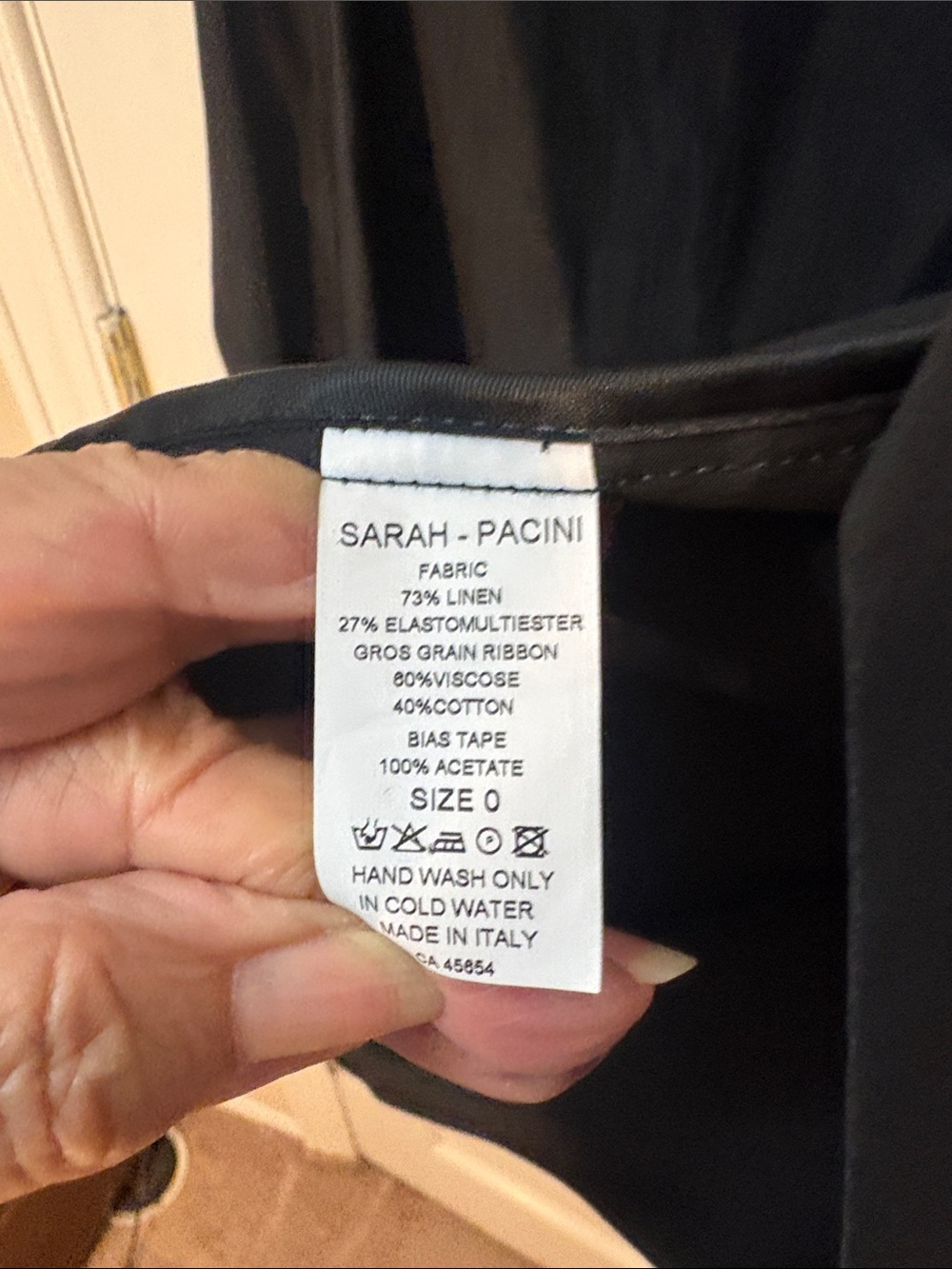 Sarah Pacini jacket and self tie belt EUC SZ 0 - Picture 9 of 15